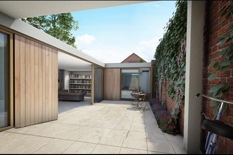 01_Clague Architects_Brenchley Mews_Internal Courtyard View